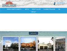 Tablet Screenshot of coastviewplumbing.com